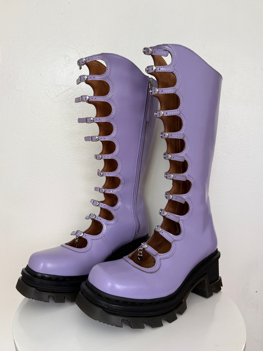 Dr Martens X Marc Jacobs Kiki Boots Lavender Sold Out Size US 10